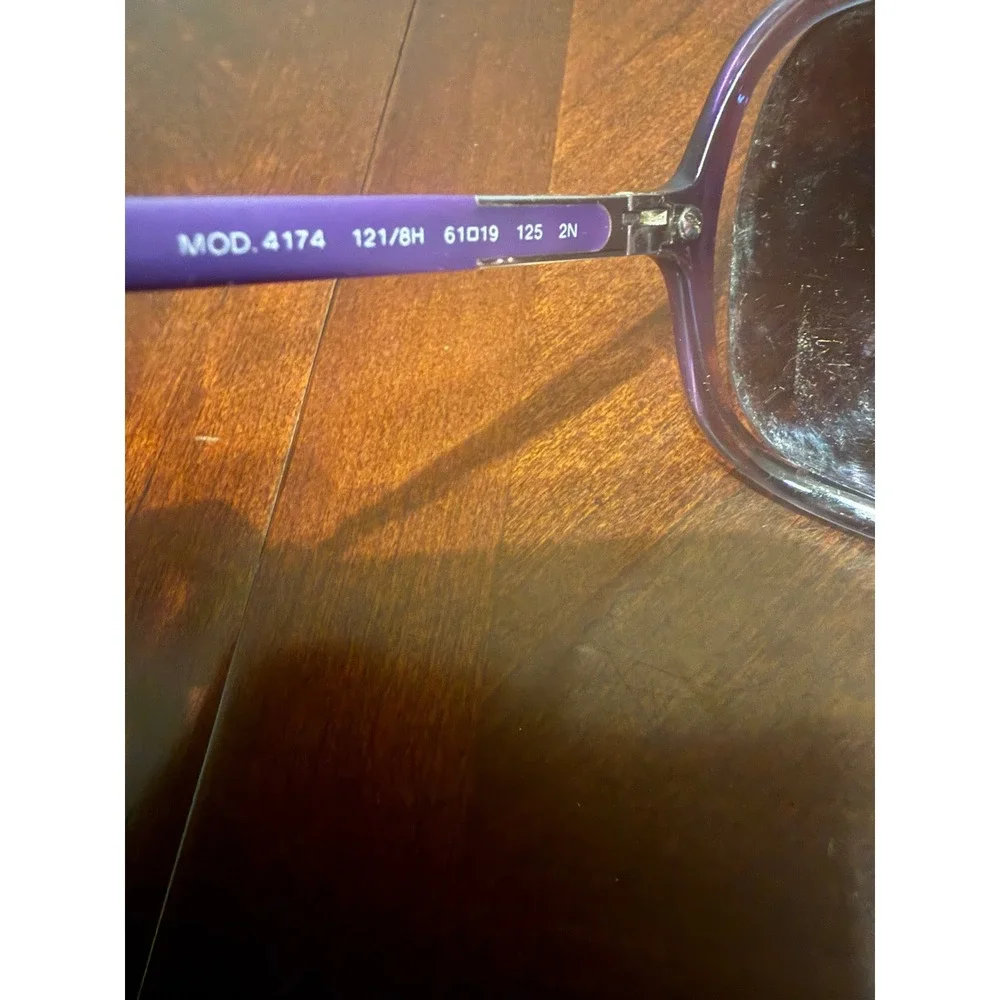 Versace 4174 Purple‎ Butterfly Sunglasses 121/8H 61-19-125 Made in Italy